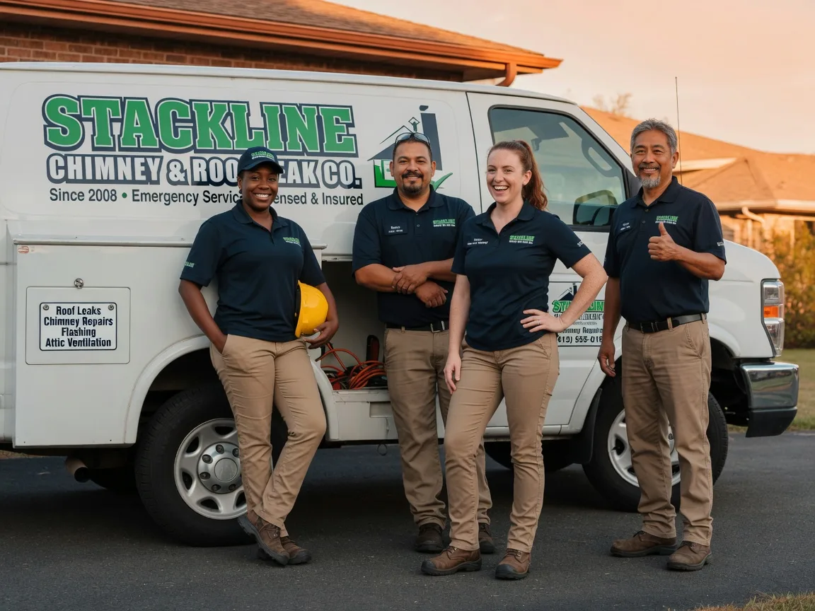 Chimney flashing repair company in Lake City, IA
